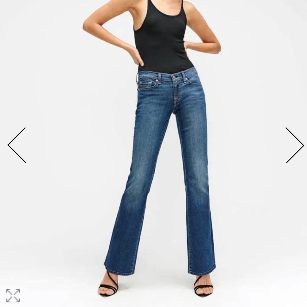 7 for all mankind bootcut jeans size 29 inseam 32